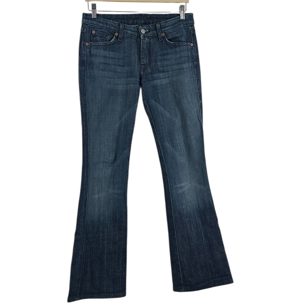7 For All Mankind flynt jeans Dark Wash bootcut leg y2k sz 27
